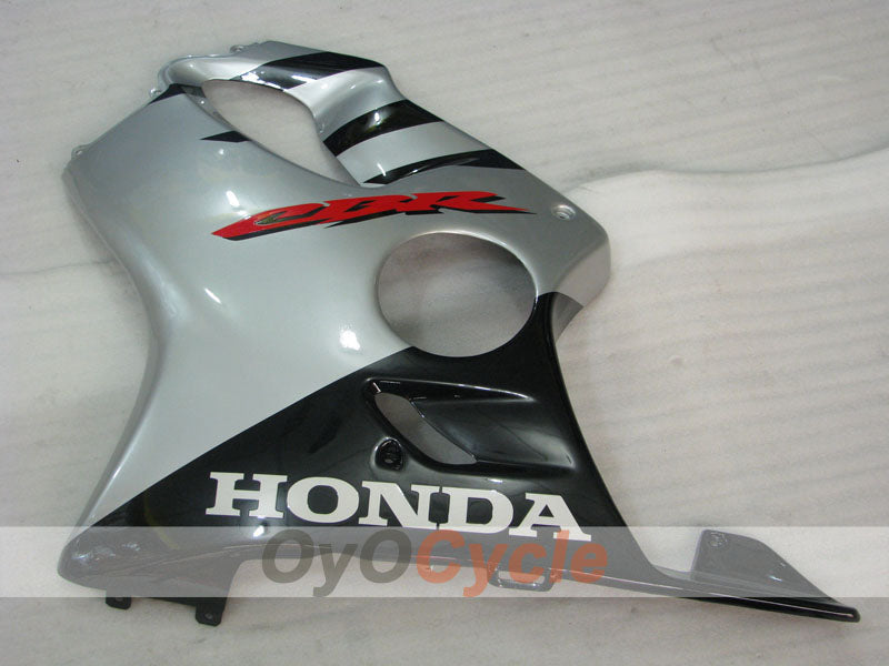 Injection Fairing kit for 01-03 CBR600F4i - Black, Silver - Factory Style #OYO87900171