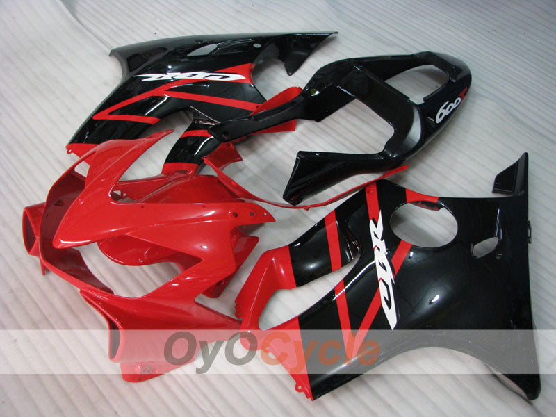 Injection Fairing kit for 01-03 CBR600F4i - Red, Black - Factory Style #OYO87900175