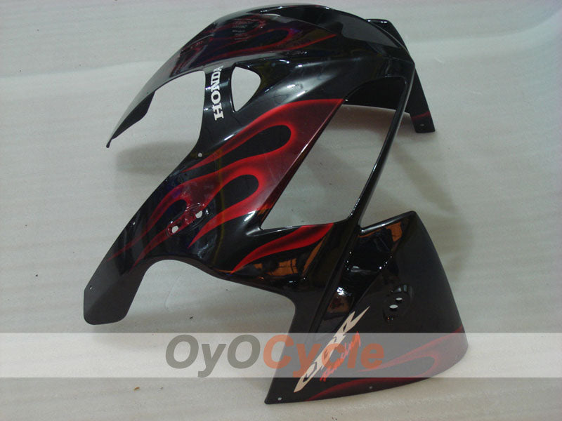 Injection Fairing kit for 05-06 CBR600RR - Red, Black - Flame #OYO87900247