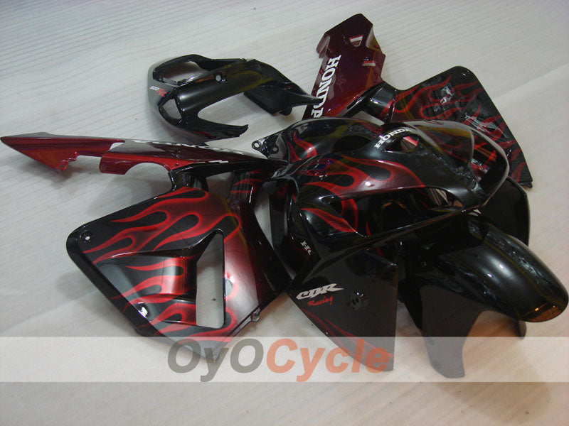 Injection Fairing kit for 05-06 CBR600RR - Red, Black - Flame #OYO87900247
