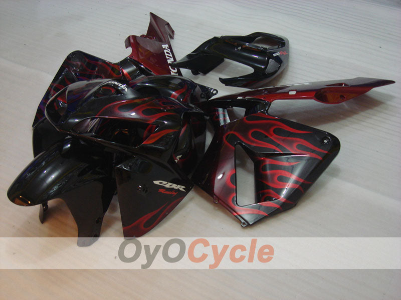 Injection Fairing kit for 05-06 CBR600RR - Red, Black - Flame #OYO87900247