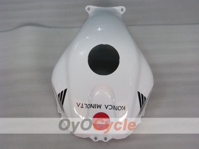 Injection Fairing kit for 05-06 CBR600RR - Red, White - Konica Minolta #OYO87900257