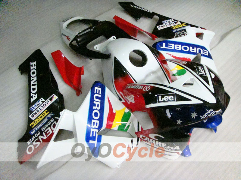 Injection Fairing kit for 05-06 CBR600RR - Multicolour - Eurobet, Lee, MICHELIN #OYO87900267