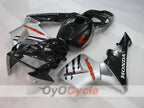 Injection Fairing kit for 05-06 CBR600RR - Black, Silver - Factory Style #OYO87900281