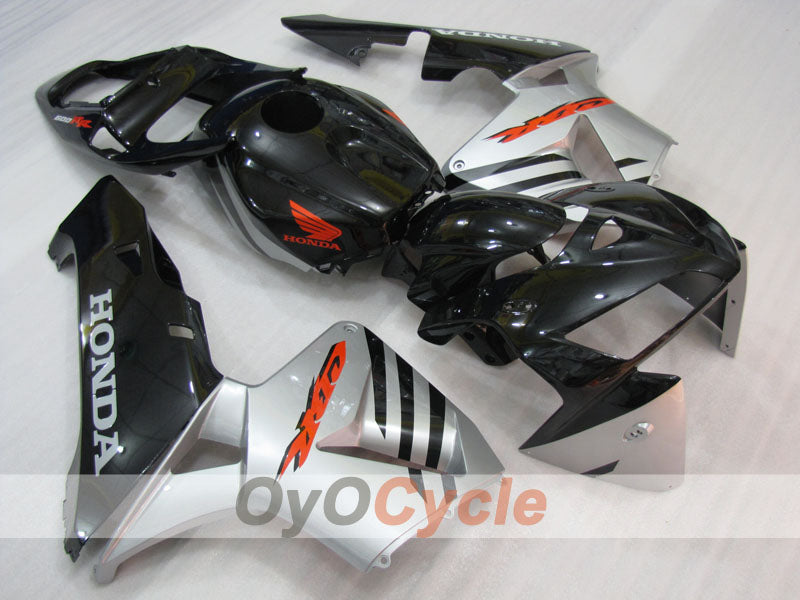 Injection Fairing kit for 05-06 CBR600RR - Black, Silver - Factory Style #OYO87900281