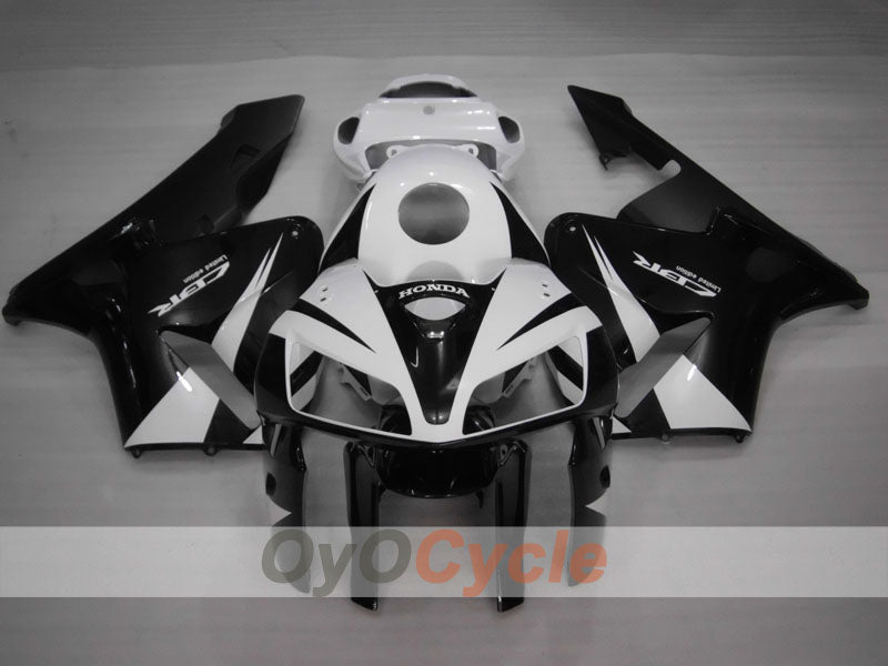 Injection Fairing kit for 05-06 CBR600RR - White, Black - Factory Style #OYO87900291