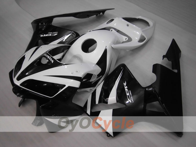 Injection Fairing kit for 05-06 CBR600RR - White, Black - Factory Style #OYO87900291 Secondary image