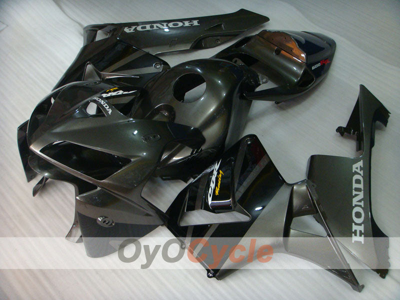 Injection Fairing kit for 05-06 CBR600RR - Grey - Factory Style #OYO87900309 Secondary image