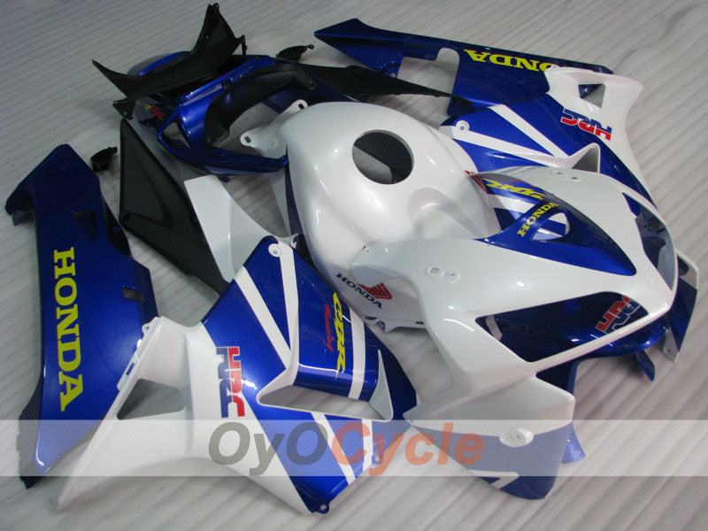 Injection Fairing kit for 05-06 CBR600RR - Blue, White - Factory Style #OYO87900312 Main image
