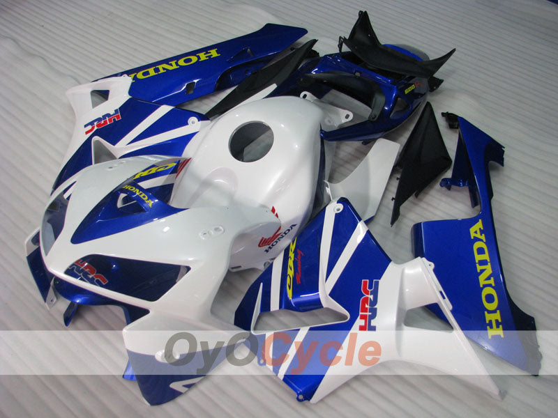 Injection Fairing kit for 05-06 CBR600RR - Blue, White - Factory Style #OYO87900312 Secondary image