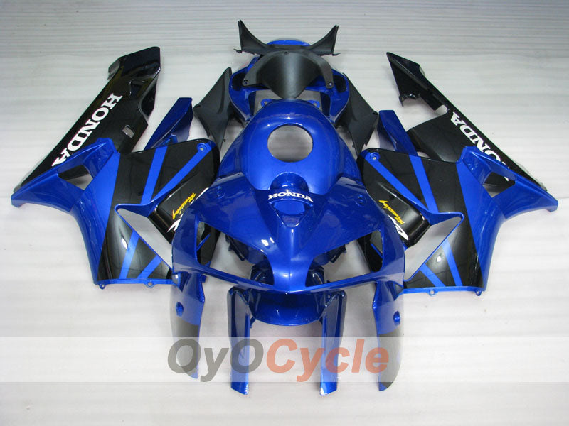 Injection Fairing kit for 05-06 CBR600RR - Blue, Black - Factory Style #OYO87900313 Main image