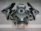 Injection Fairing kit for 05-06 CBR600RR - Black, Silver - Factory Style #OYO87900315