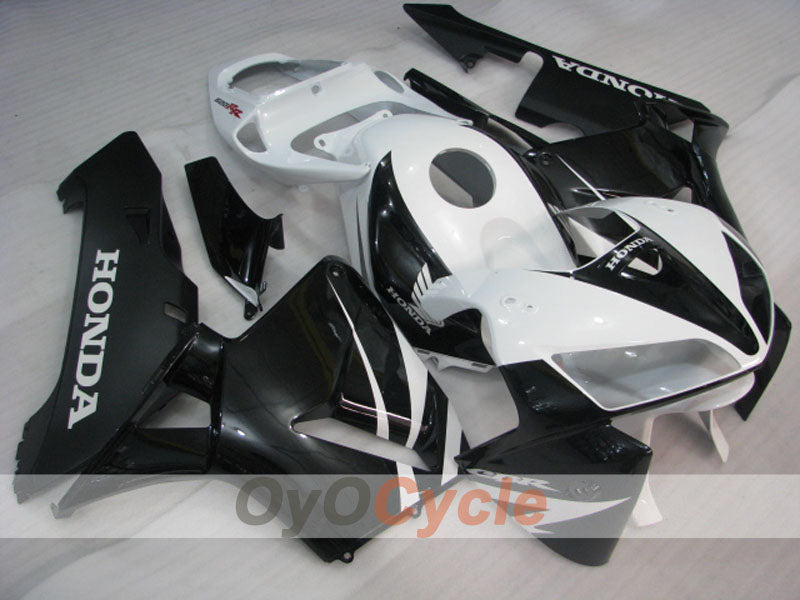 Injection Fairing kit for 05-06 CBR600RR - White, Black - Factory Style #OYO87900320 Secondary image