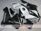 Injection Fairing kit for 05-06 CBR600RR - White, Black - Factory Style #OYO87900320