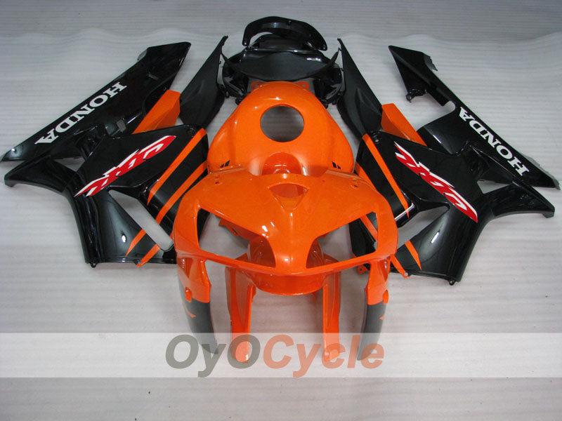 Injection Fairing kit for 05-06 CBR600RR - Orange, Black - Factory Style #OYO87900322 Secondary image