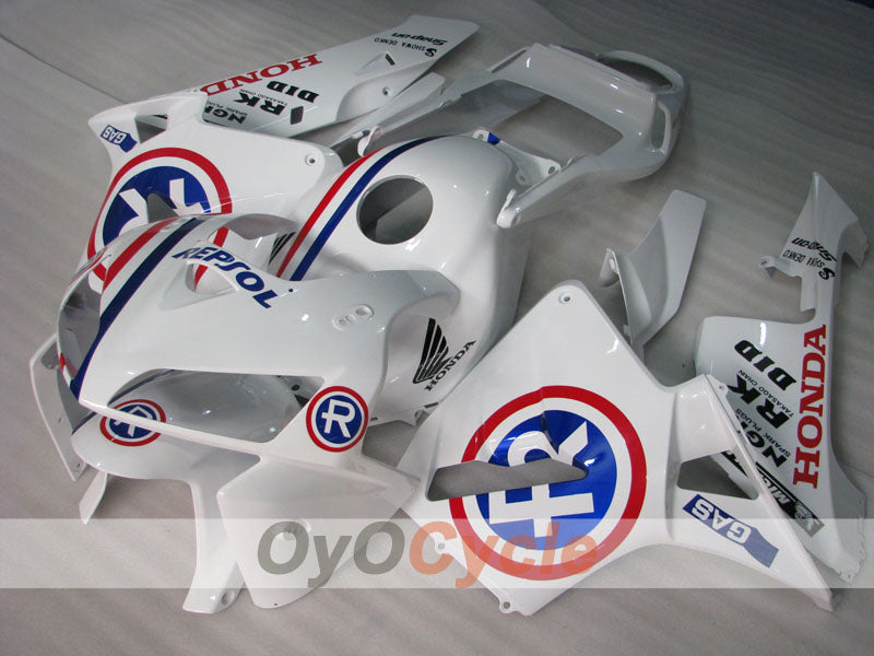Injection Fairing kit for 05-06 CBR600RR - White - MICHELIN, RK, Repsol #OYO87900326