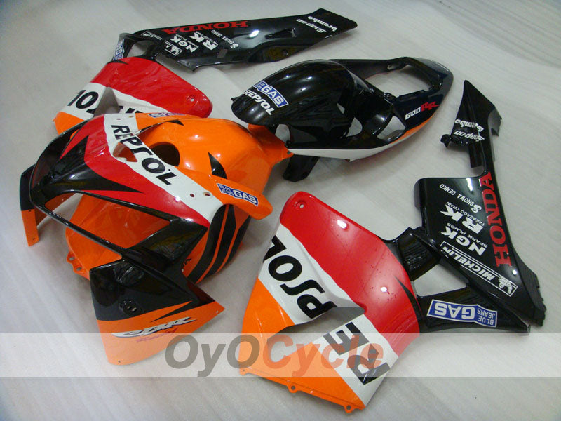 Injection Fairing kit for 05-06 CBR600RR - Orange, Black - MICHELIN, RK, Repsol #OYO87900336