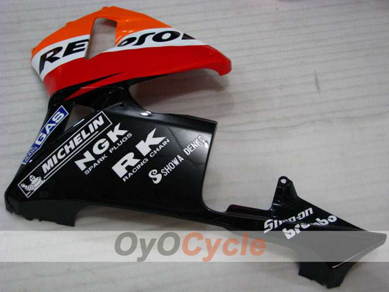 Injection Fairing kit for 05-06 CBR600RR - Orange, Black - Repsol #OYO87900339