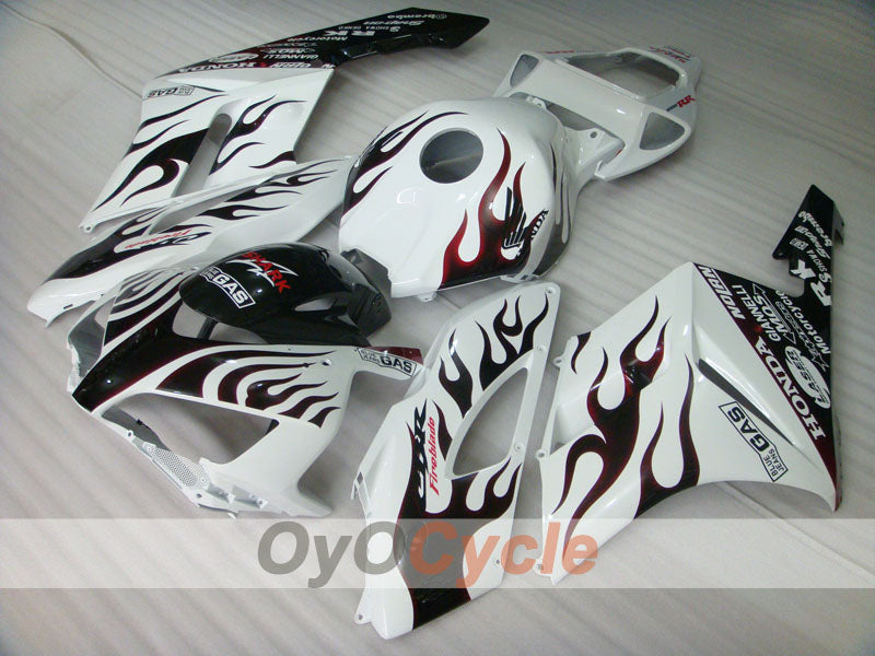 Injection Fairing kit for 04-05 CBR1000RR - Red, White - Flame #OYO87900494