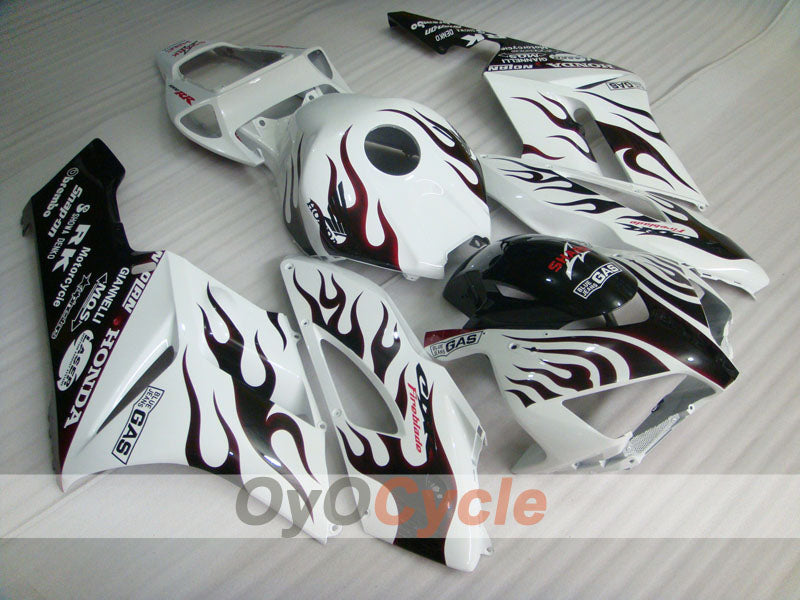 Injection Fairing kit for 04-05 CBR1000RR - Red, White - Flame #OYO87900494