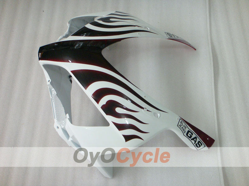 Injection Fairing kit for 04-05 CBR1000RR - Red, White - Flame #OYO87900494