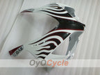 Injection Fairing kit for 04-05 CBR1000RR - Red, White - Flame #OYO87900494