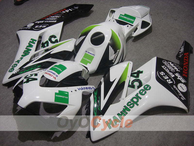 Injection Fairing kit for 04-05 CBR1000RR - White, Black - HANN Spree #OYO87900495 Main image