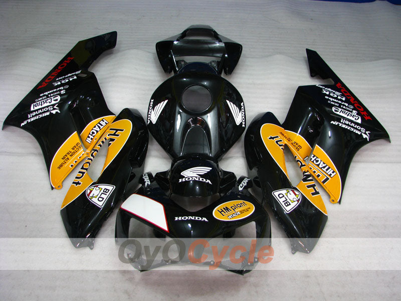 Injection Fairing kit for 04-05 CBR1000RR - Yellow, Black - HM Plant #OYO87900499