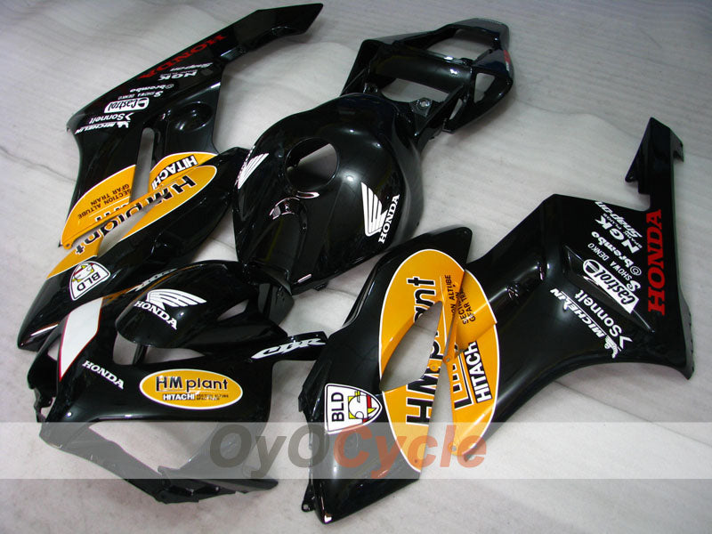 Injection Fairing kit for 04-05 CBR1000RR - Yellow, Black - HM Plant #OYO87900499 Secondary image