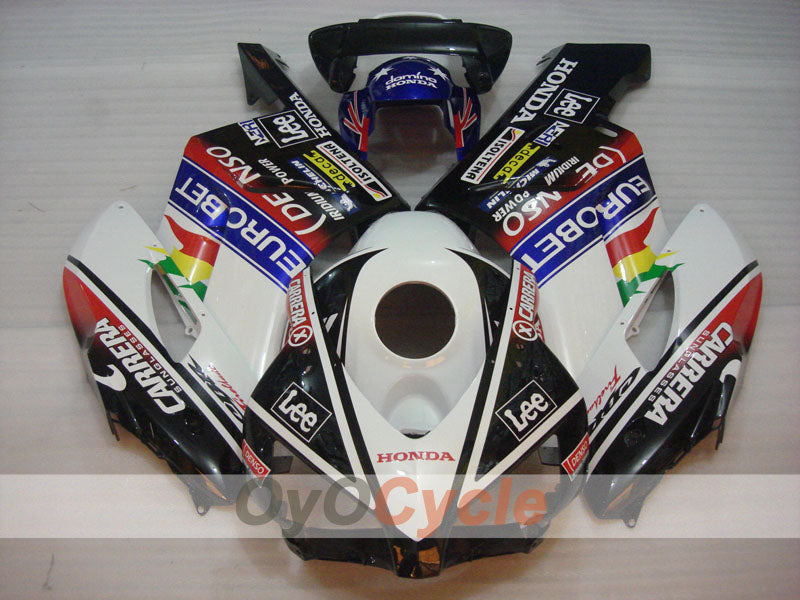 Injection Fairing kit for 04-05 CBR1000RR - White, Black - Lee #OYO87900501