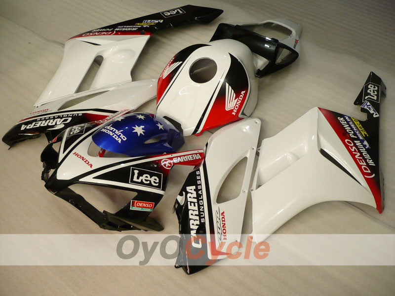 Injection Fairing kit for 04-05 CBR1000RR - White, Black - Lee #OYO87900502