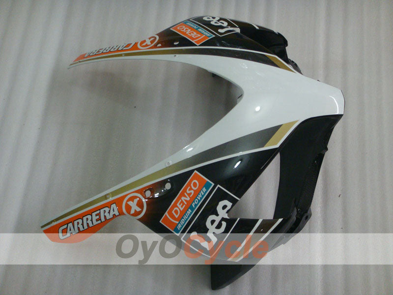 Injection Fairing kit for 04-05 CBR1000RR - White, Black - CARRERA, Lee #OYO87900505
