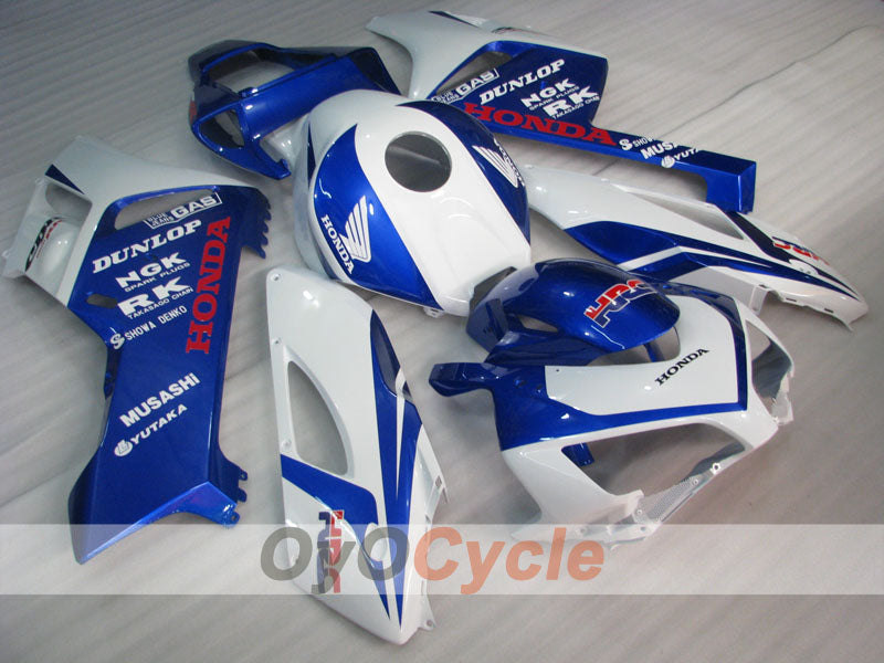 Injection Fairing kit for 04-05 CBR1000RR - Blue, White - Factory Style, HRC #OYO87900521