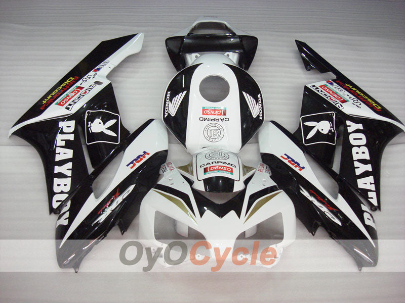 Injection Fairing kit for 04-05 CBR1000RR - White, Black - PlayBoy #OYO87900523
