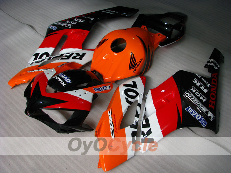 Injection Fairing kit for 04-05 CBR1000RR - Orange, Black - Repsol #OYO87900528 Secondary image