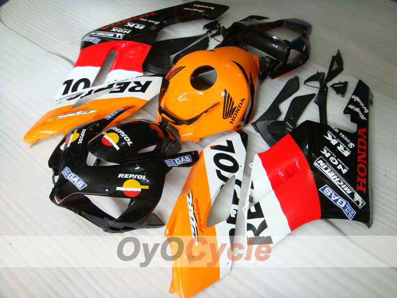 Injection Fairing kit for 04-05 CBR1000RR - Orange, Black - Repsol #OYO87900530 Secondary image