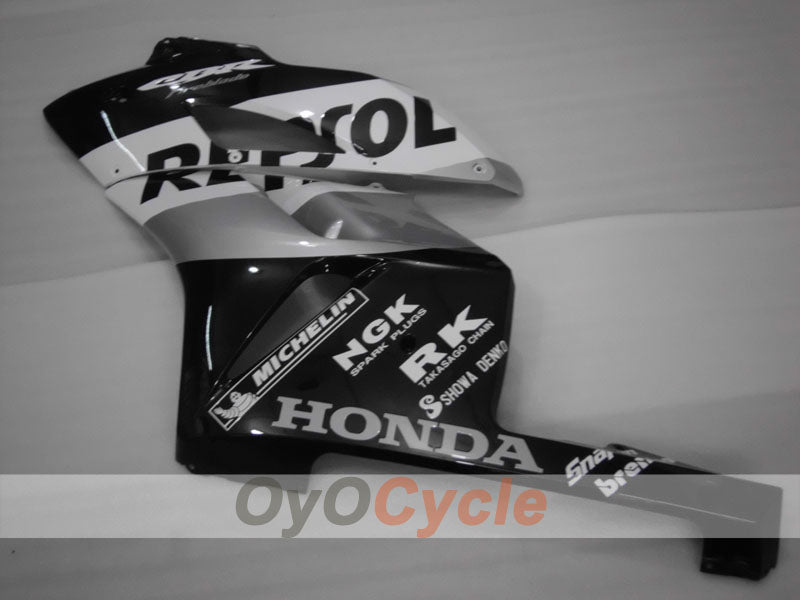 Injection Fairing kit for 04-05 CBR1000RR - Black, Silver - Repsol #OYO87900532