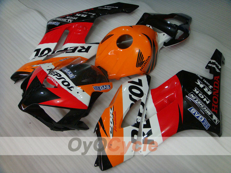 Injection Fairing kit for 04-05 CBR1000RR - Orange, Black - Repsol #OYO87900536 Main image