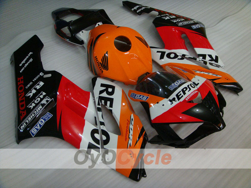 Injection Fairing kit for 04-05 CBR1000RR - Orange, Black - Repsol #OYO87900536 Secondary image