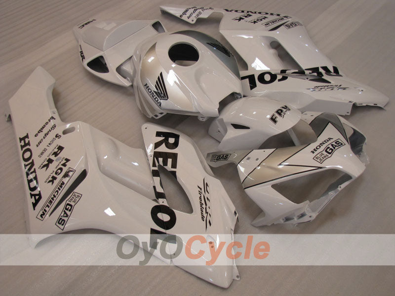 Injection Fairing kit for 04-05 CBR1000RR - White, Silver - Repsol #OYO87900538 Main image