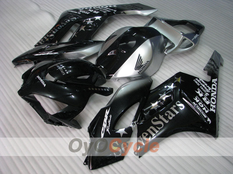 Injection Fairing kit for 04-05 CBR1000RR - Black, Silver - SevenStars #OYO87900546