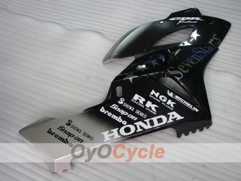 Injection Fairing kit for 04-05 CBR1000RR - Black, Silver - SevenStars #OYO87900546
