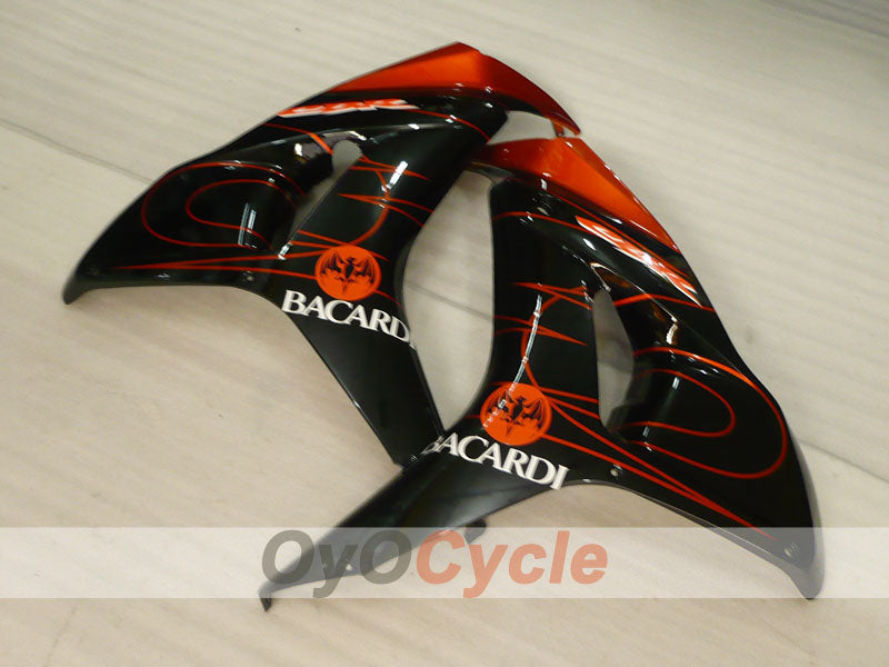 Injection Fairing kit for 06-07 CBR1000RR - Orange, Black - BACARDI #OYO87900549