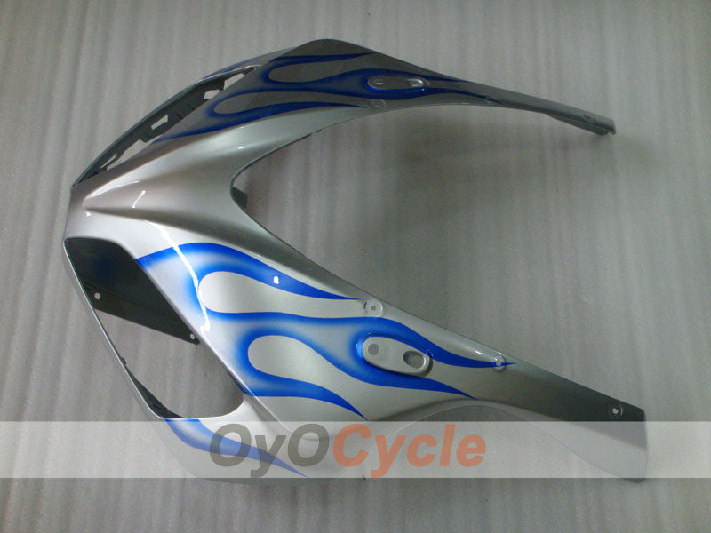 Injection Fairing kit for 06-07 CBR1000RR - Blue, Silver - Flame #OYO87900599