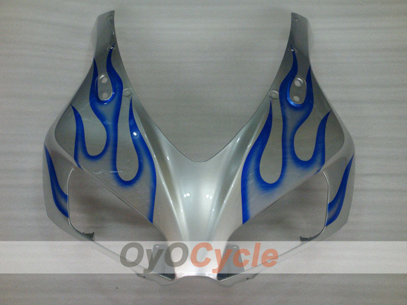 Injection Fairing kit for 06-07 CBR1000RR - Blue, Silver - Flame #OYO87900599