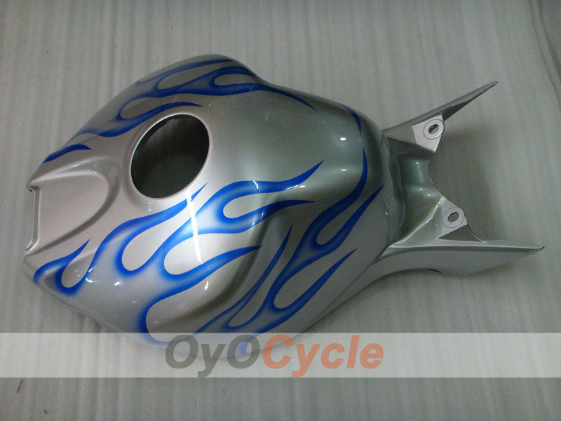 Injection Fairing kit for 06-07 CBR1000RR - Blue, Silver - Flame #OYO87900599