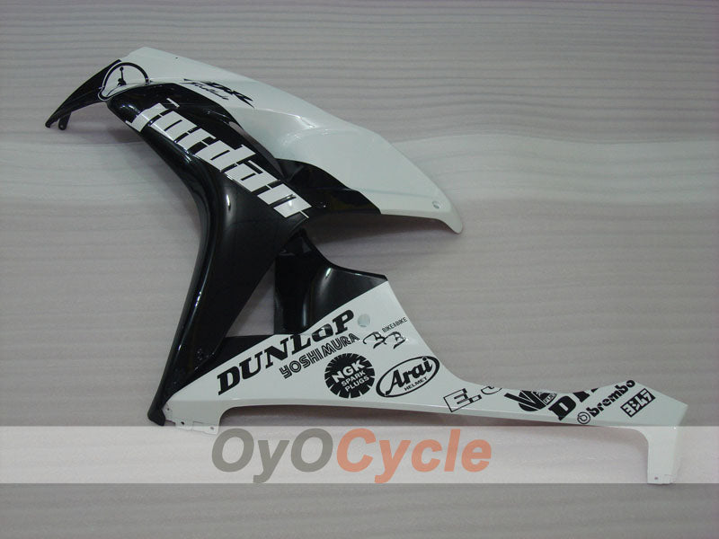 Injection Fairing kit for 06-07 CBR1000RR - White, Black - Jordan #OYO87900612
