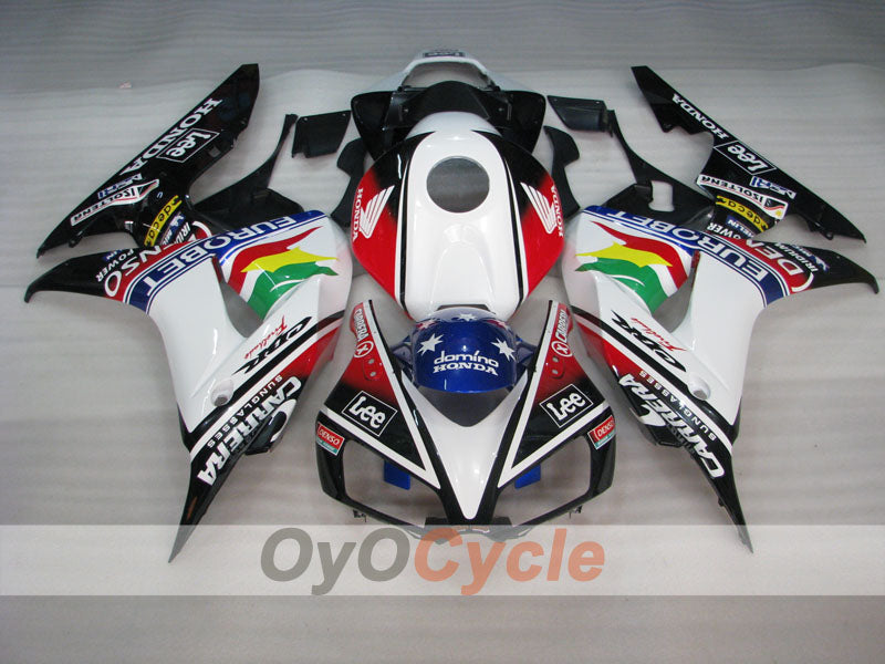 Injection Fairing kit for 06-07 CBR1000RR - White, Black - Lee #OYO87900617 Secondary image