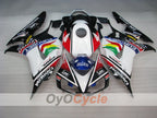 Injection Fairing kit for 06-07 CBR1000RR - White, Black - Lee #OYO87900617