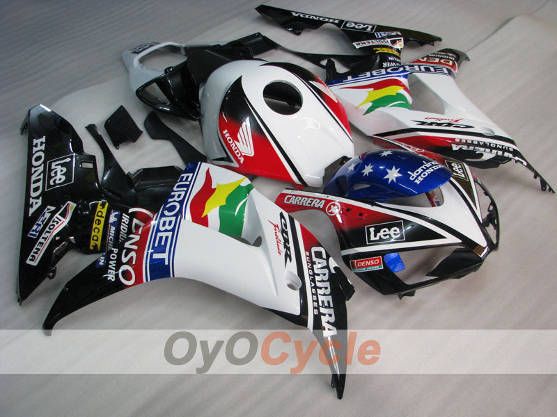 Injection Fairing kit for 06-07 CBR1000RR - White, Black - Lee #OYO87900617